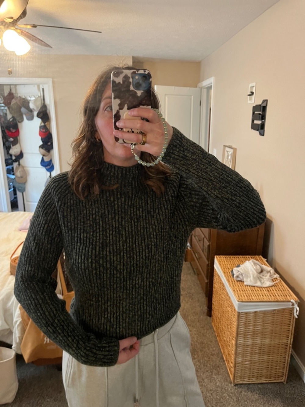 Lululemon Mock Neck Wool & Cashmere Cropped Sweater